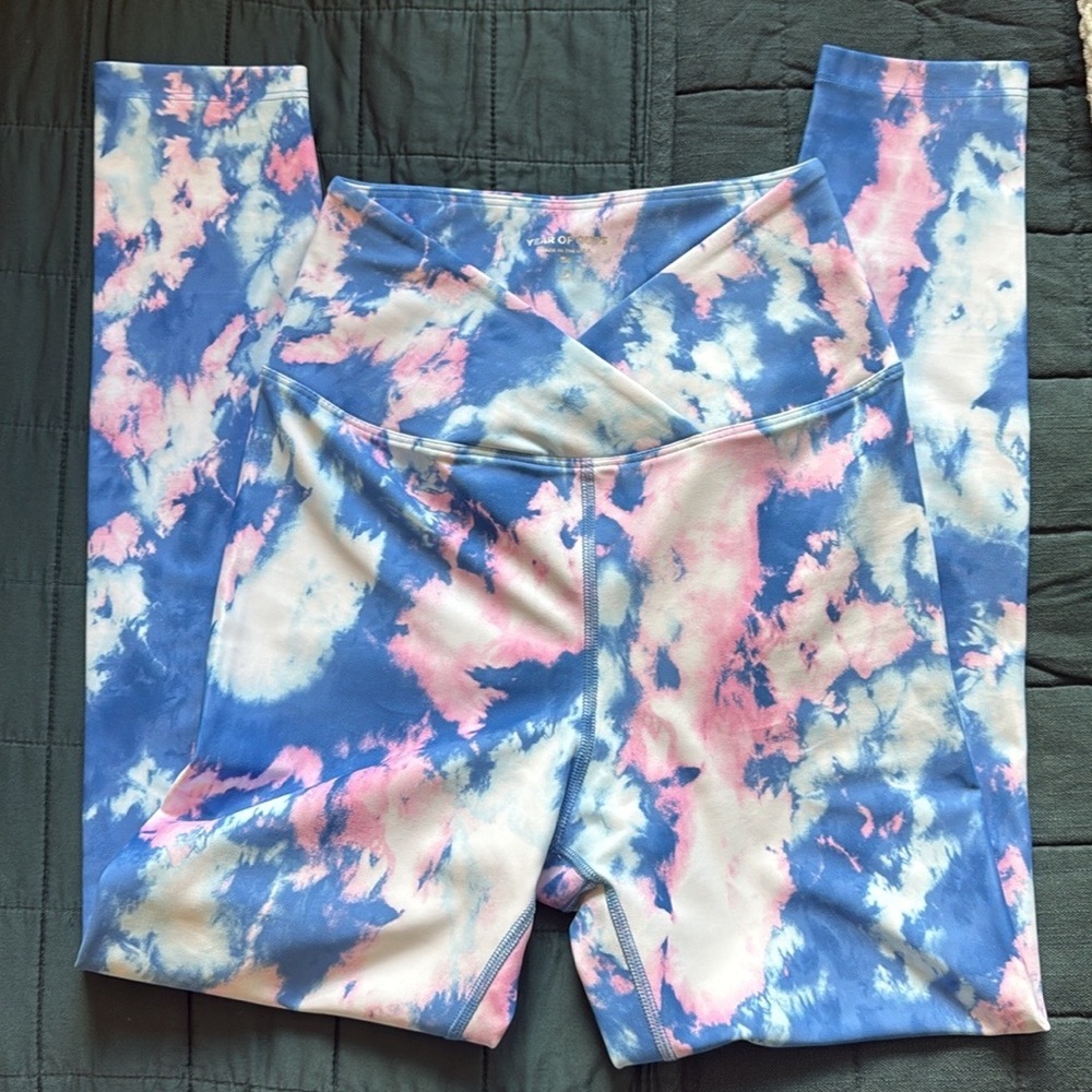 Like New Year of Ours Tie-Dye Workout SET - Sports Bra and Leggings - Size S - Picture 12 of 15